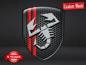 Fiat Abarth Pegatinas Logo Personalizadas Pro Máximo Diseño Estiloso